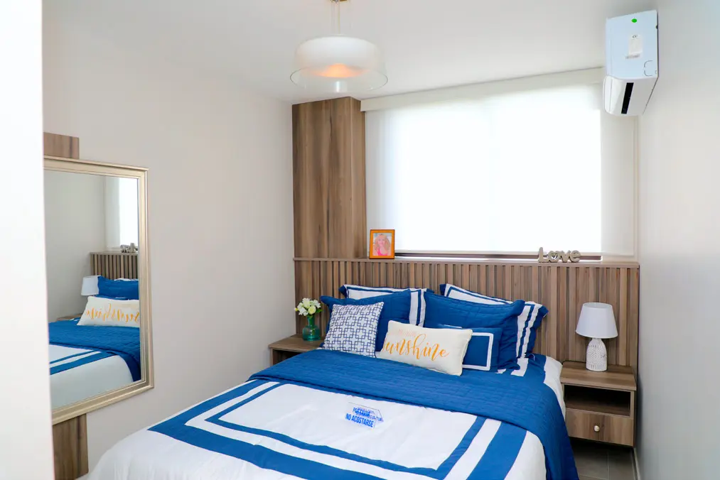 Recámara del apartamento modelo